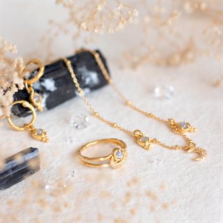 Ananda Soul - Dreamseed Earrings - Labradortie - Gold
